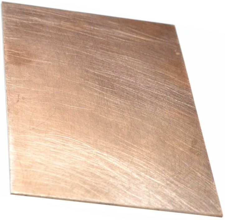 Лист гладкий 0,2х200х250 мм, бронза БрОФ 6,5-0,15 - фото