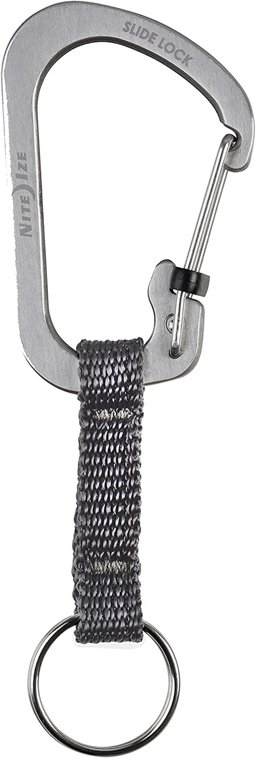Карабин-брелок Nite Ize SlideLock KeyRing CSLW3-11-R6, размер 3, стальной - фото