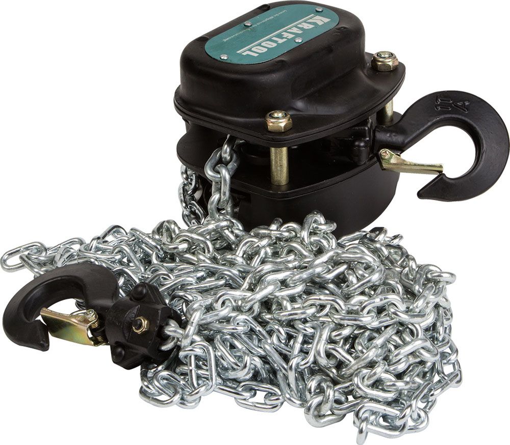 Таль ручная цепная шестеренная Kraftool - фото