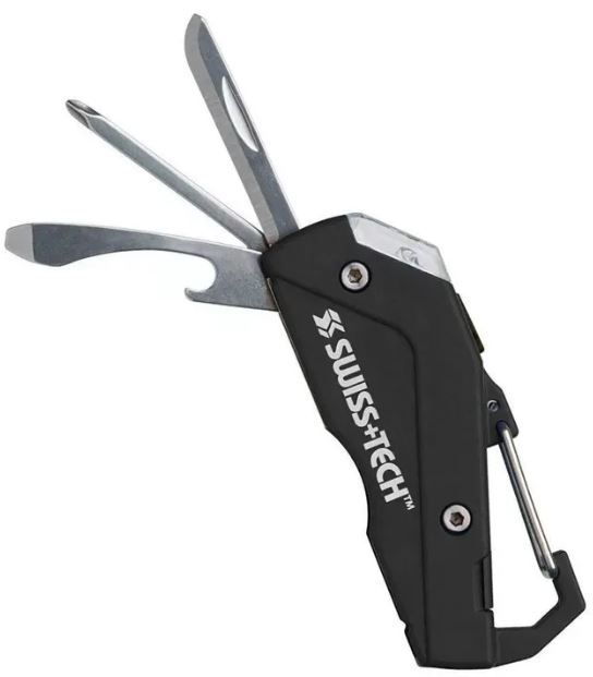 Изображение товара Мультитул универсальный 6 в 1 Swiss+Tech ST33400 для туристов и мастеров