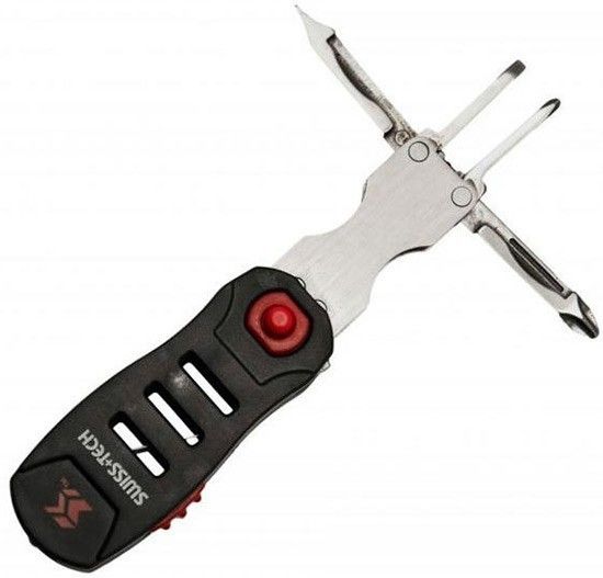 Карманный мультитул-брелок Swiss+Tech Transformer 6-in-1 ST11300 - фото