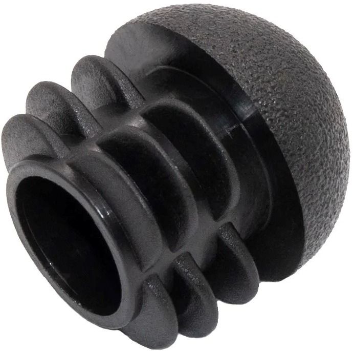 Заглушка сферическая внутренняя для круглых труб СЧН, пластик, цвет в ассортименте - фото