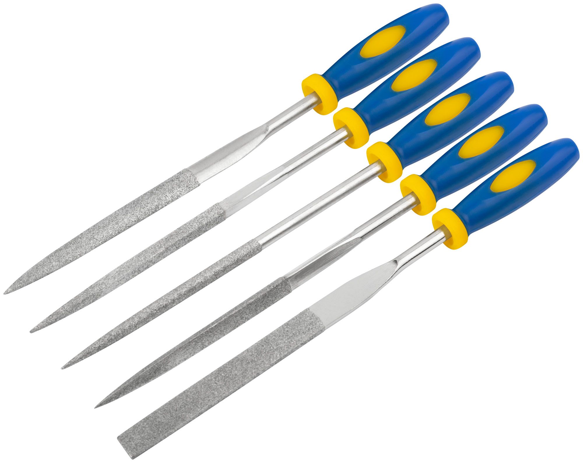 Набор надфилей 5x180x70 мм FIT 42175, 5 шт - фото