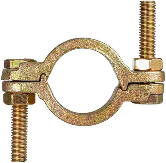 Хомут усиленный двухболтовый 40-49 мм Titan lock TL40-49DC, ковкий чугун - фото
