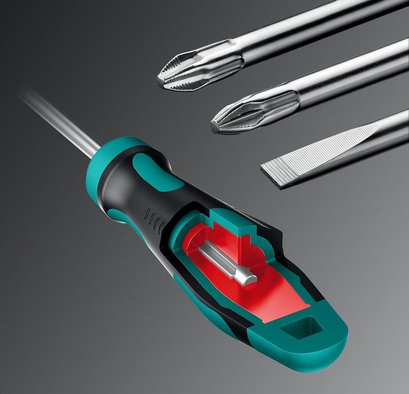 Набор инструмента универсальный 1/2"+1/4" Kraftool Grand-131 27978-H131, 131 предмет - фото