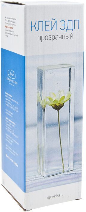 Клей эпоксидный прозрачный 1000 г ЭДП - фото