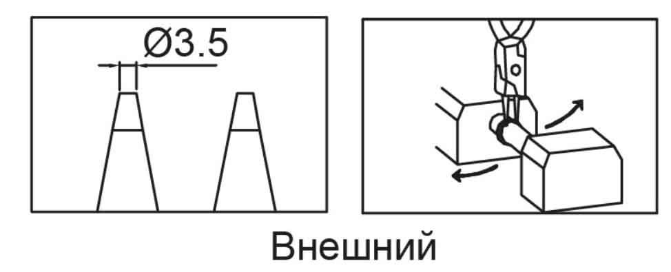 Щипцы с фиксатором для внешних стопорных колец загнутый разжим, 20" (500 мм) Jonnesway P9920D - фото