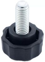 Изображение товара Фиксатор пластиковый с болтом D 21 М6х30 мм, Ф21М6-30ЧН, оранжевый (RAL 2004)