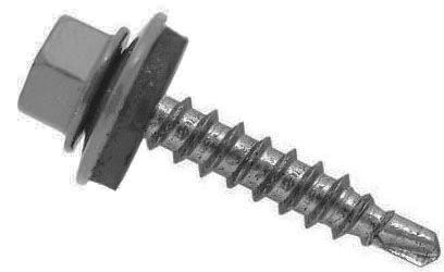 Изображение товара Саморез кровельный со сверлом 4,8х29 RAL 9007 серый металлик