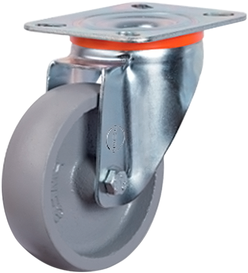 Колесо термостойкое поворотное 100 мм Emes EM01 VKV 100 - фото