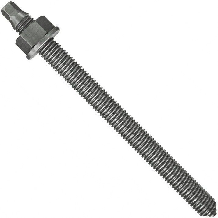 Изображение товара Шпилька резьбовая анкерная RG M 20х350 Fischer 095706, нержавеющая сталь А4