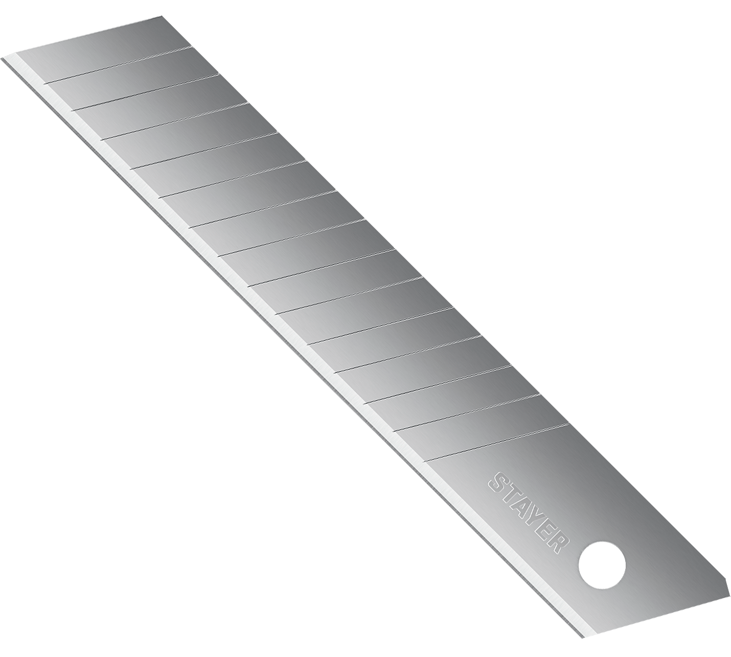 Изображение товара Лезвия сегментированные 18 мм 15 сегментов Professional Stayer 0916-S10, 10 шт