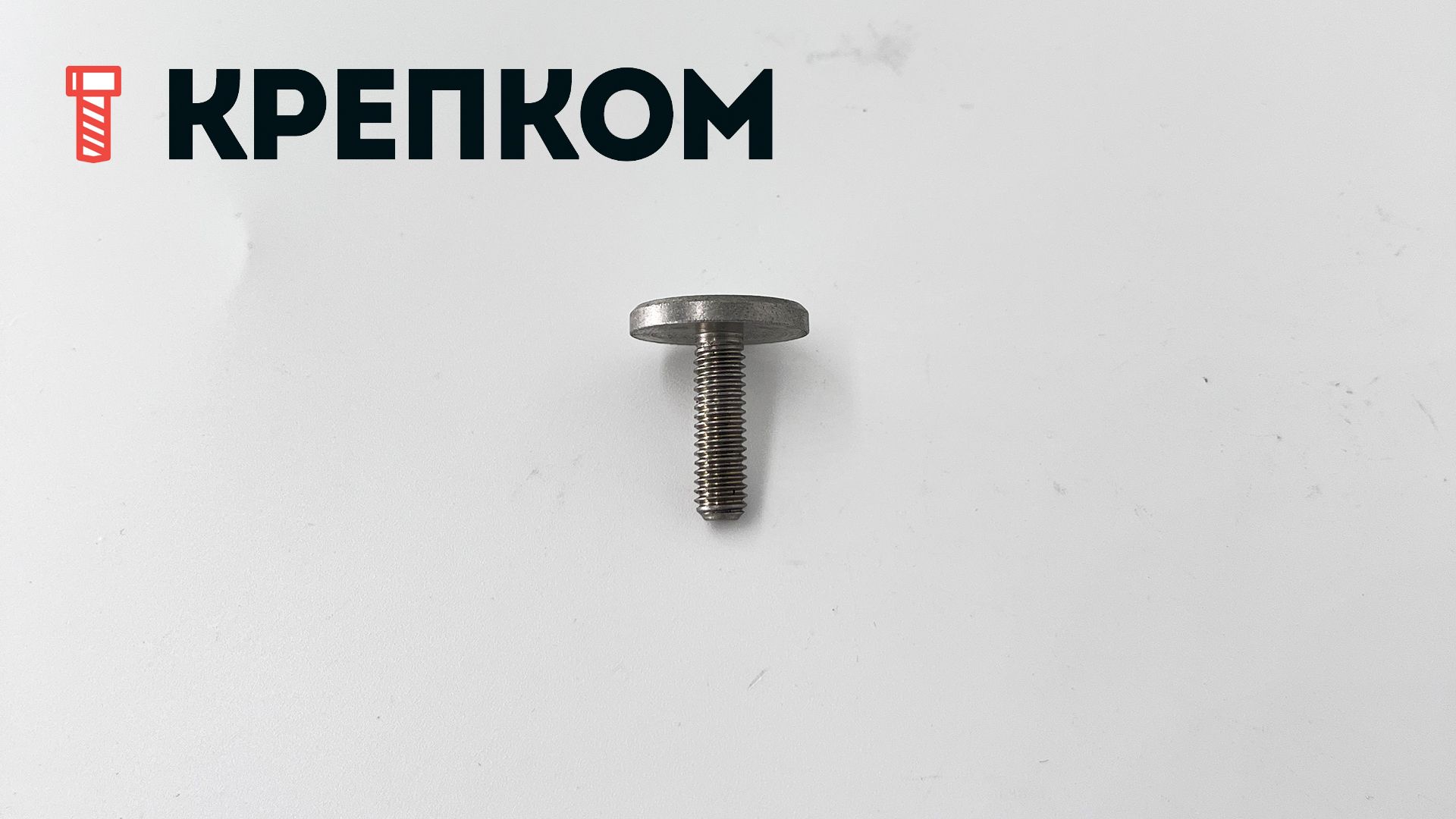 Винт с увеличенной плоской головкой и прямым шлицем DIN 921, нержавеющая сталь А1 - фото