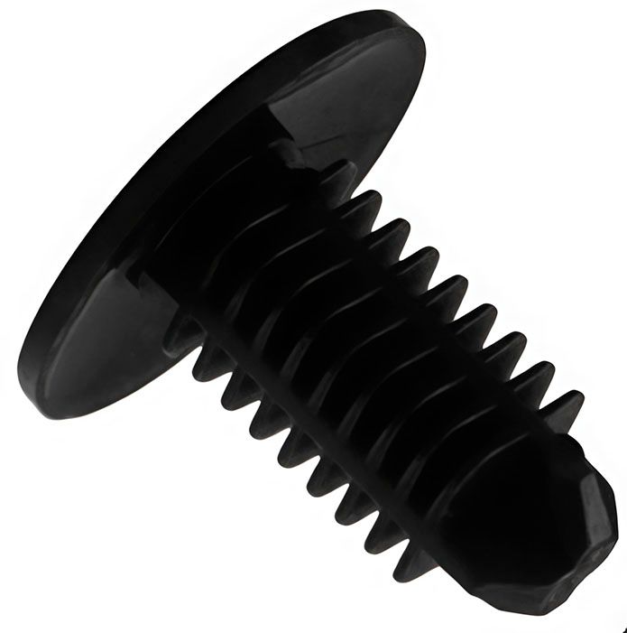 Клипса автомобильная крепежная нажимная AS-1227 - фото