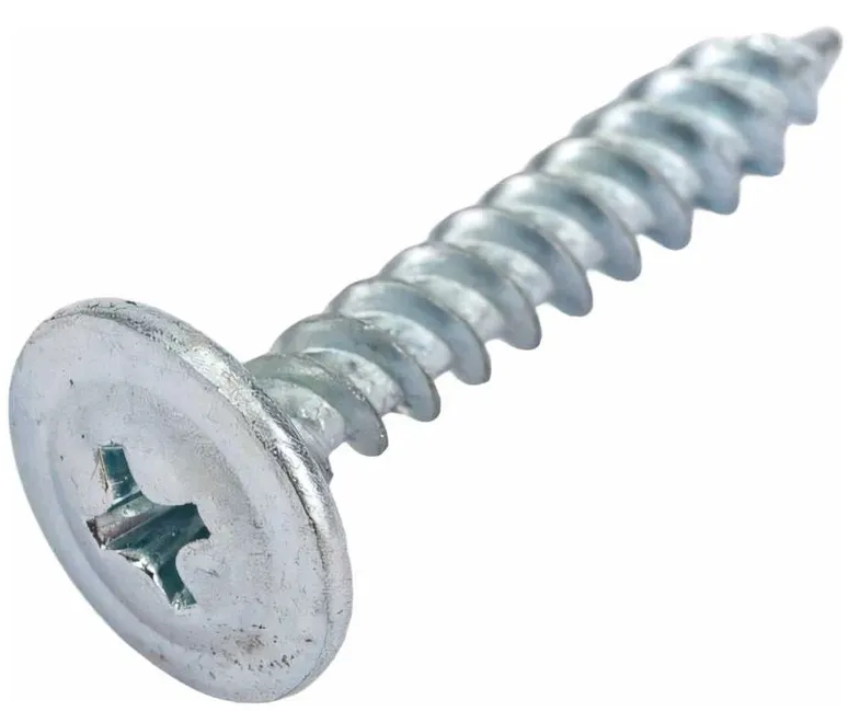 Саморез с прессшайбой Himtex, оцинкованная сталь - фото