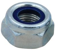 Гайка самоконтрящаяся с нейлоновой вставкой М5 DIN 985, класс прочности 10, оцинкованная сталь, 1000 шт