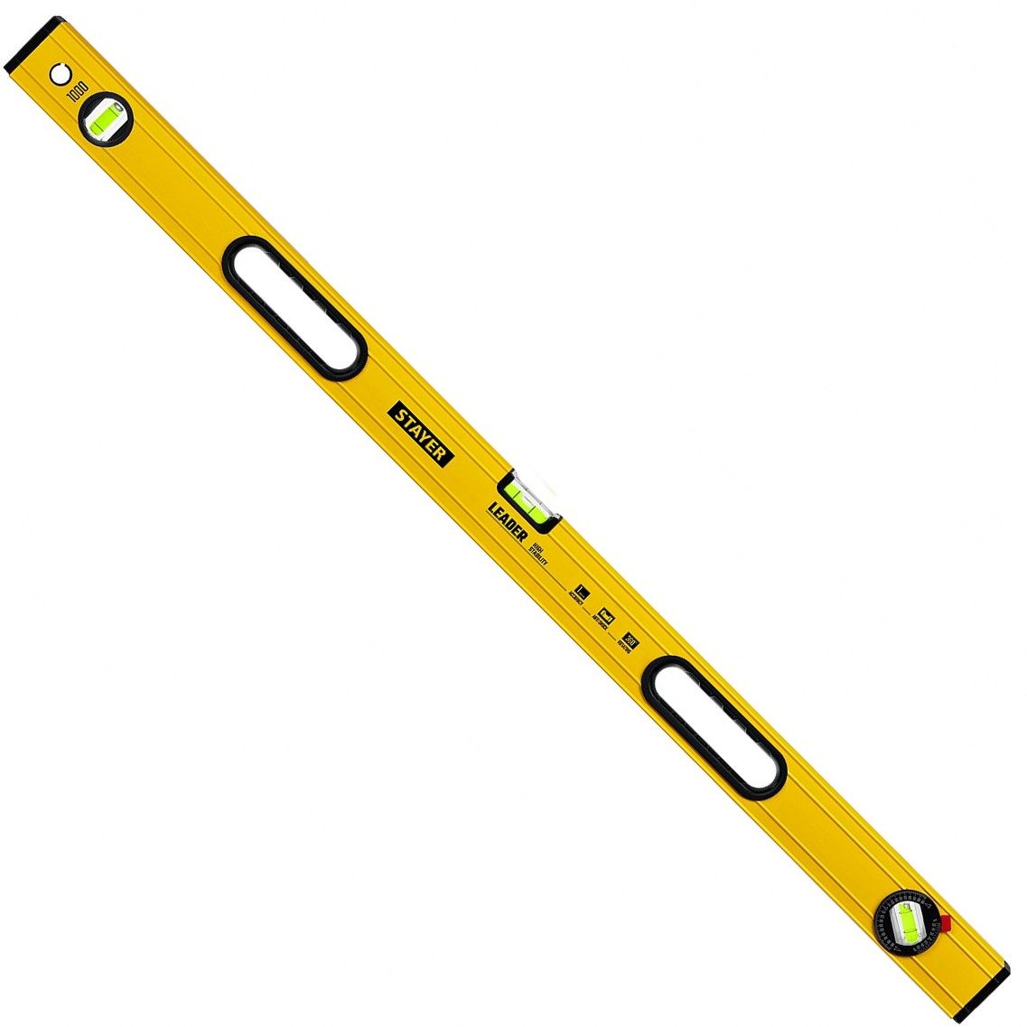 Уровень строительный усиленный 1000 мм Stayer Leader Master 3466-100 - фото