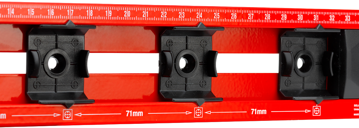 Уровень разметочный 41 см SOLA Electric 69057101, алюминий - фото