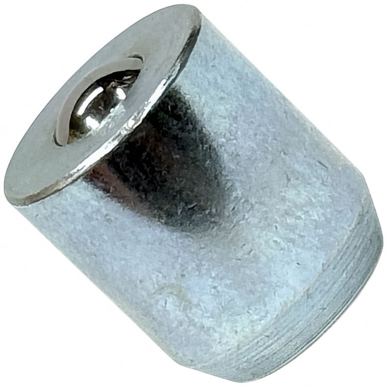 Пресс-масленка под запрессовку 3.2.2 ГОСТ 19853-74, оцинкованная сталь - фото