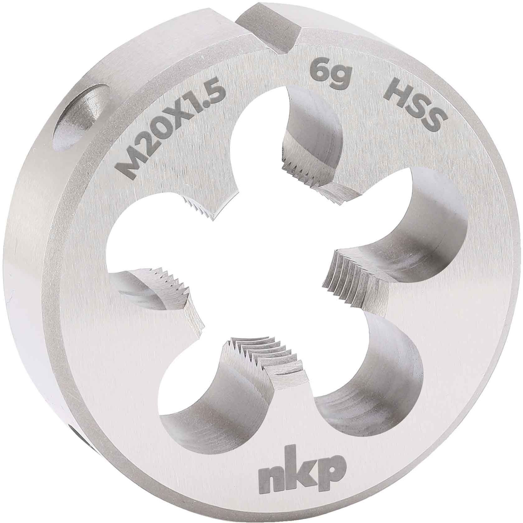 Плашка М4х0,5 мм HSSE DIN EN 22568 NKP 290041N, правая мелкая метрическая резьба - фото