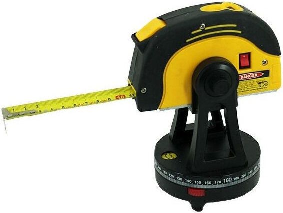 Рулетка-автостоп с лазером 5 м FIT 18675 - фото