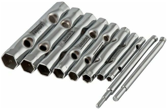 Набор ключей трубчатых 6-22 мм Stayer 2719-Н10, 10 предметов - фото