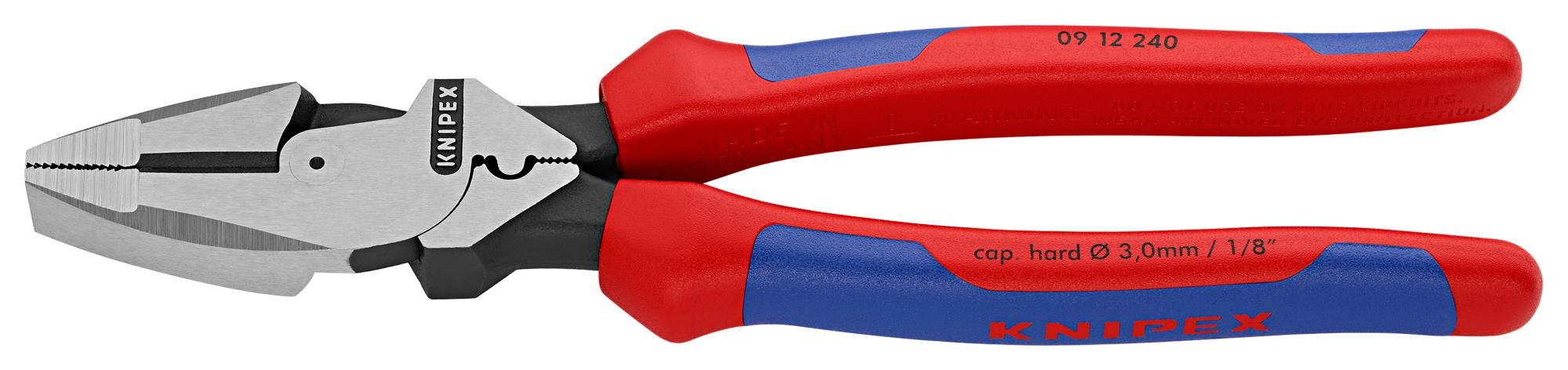 Плоскогубцы (клещи) 240 мм «Lineman’s Pliers» KNIPEX KN-0912240 - фото