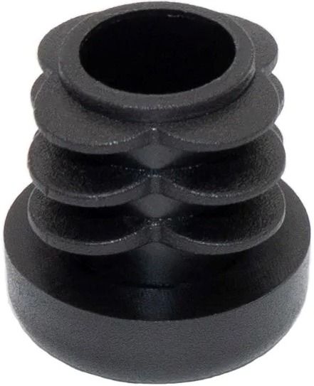 Заглушка внутренняя плоская для круглых труб ПЧН, пластик, цвет в ассортименте - фото