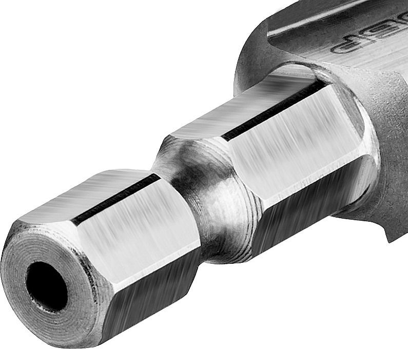 Сверло по металлу ступенчатое 4-12 мм, 9 ступеней, хвостовик шестигранный 1/4" ЗУБР 29670-4-12-9, сталь Р6М5 - фото