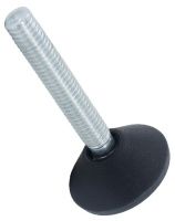 Опора регулируемая шарнирная с болтом М8х50 и основанием 30 мм 30ШМ8-50ЧН, пластик