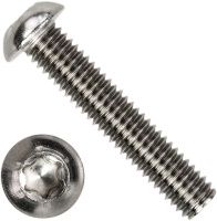 Винт М2,5х10 T8 с полукруглой головкой DIN 7380, нержавеющая сталь А2