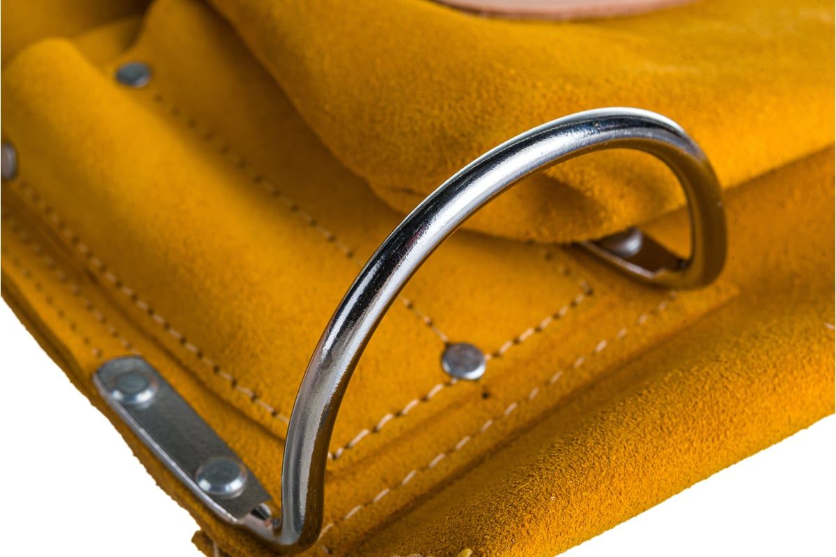 Сумка поясная для инструментов 2 скобы 10 карманов Stayer 38517 - фото