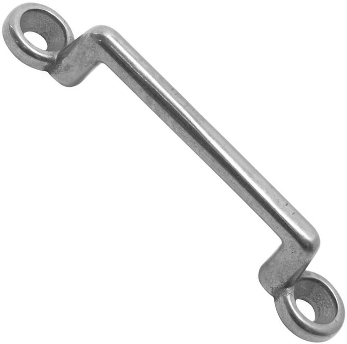 Скоба для строп плоская 36 мм 8366, нержавеющая сталь А4 - фото