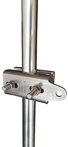 Крепление анкерное к стальным конструкциям 208х97х75-140 мм ROD Holz Technic, нержавеющая сталь - фото