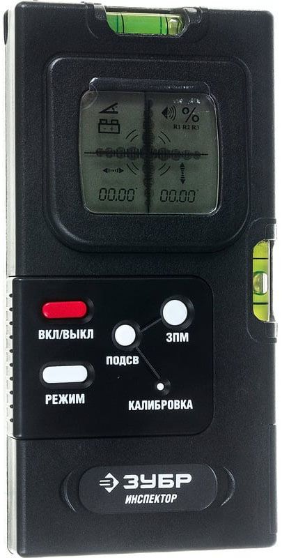 Уровень-угломер двухплоскостной электронный ЭКСПЕРТ ИНСПЕКТОР ЗУБР PROF 34747 - фото