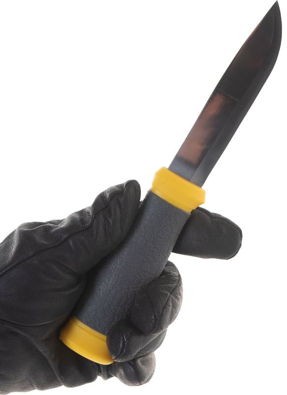 Нож туристический 110 мм с пластиковыми ножнами Stayer 47630 - фото