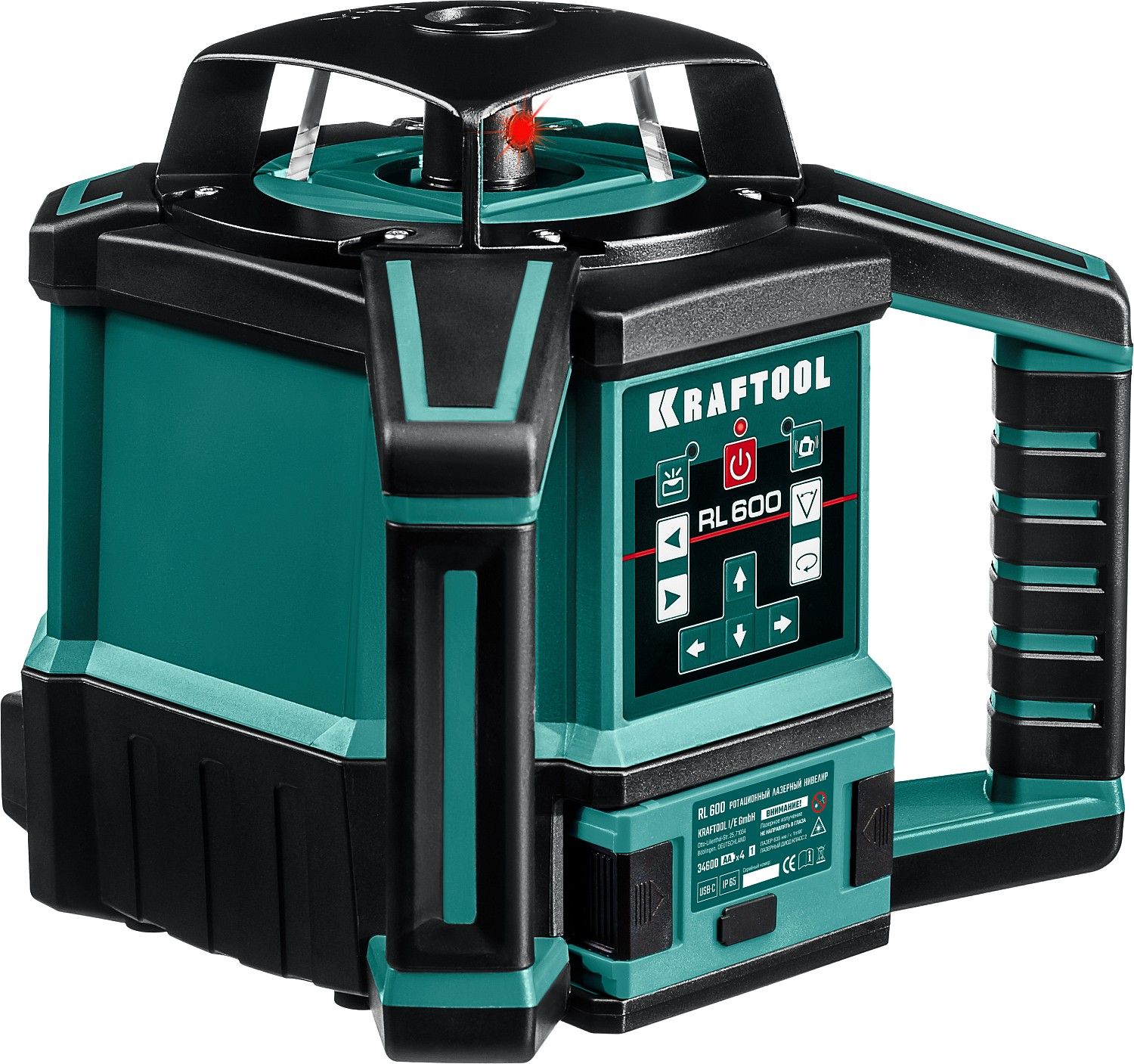 Нивелир лазерный ротационный RL600 Kraftool 34600 - фото