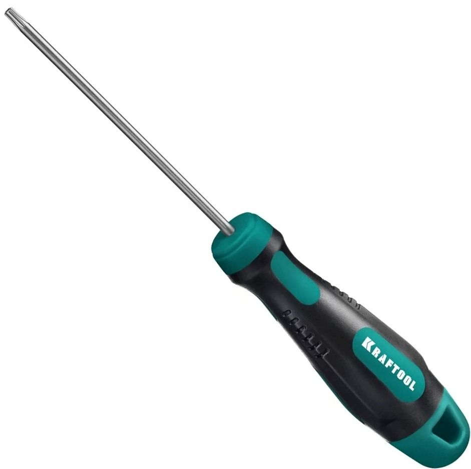 Отвертка звёздочка Torx-Pin30 магнитная стержень 100 мм Kraftool X-Drive 250077-30-100 - фото