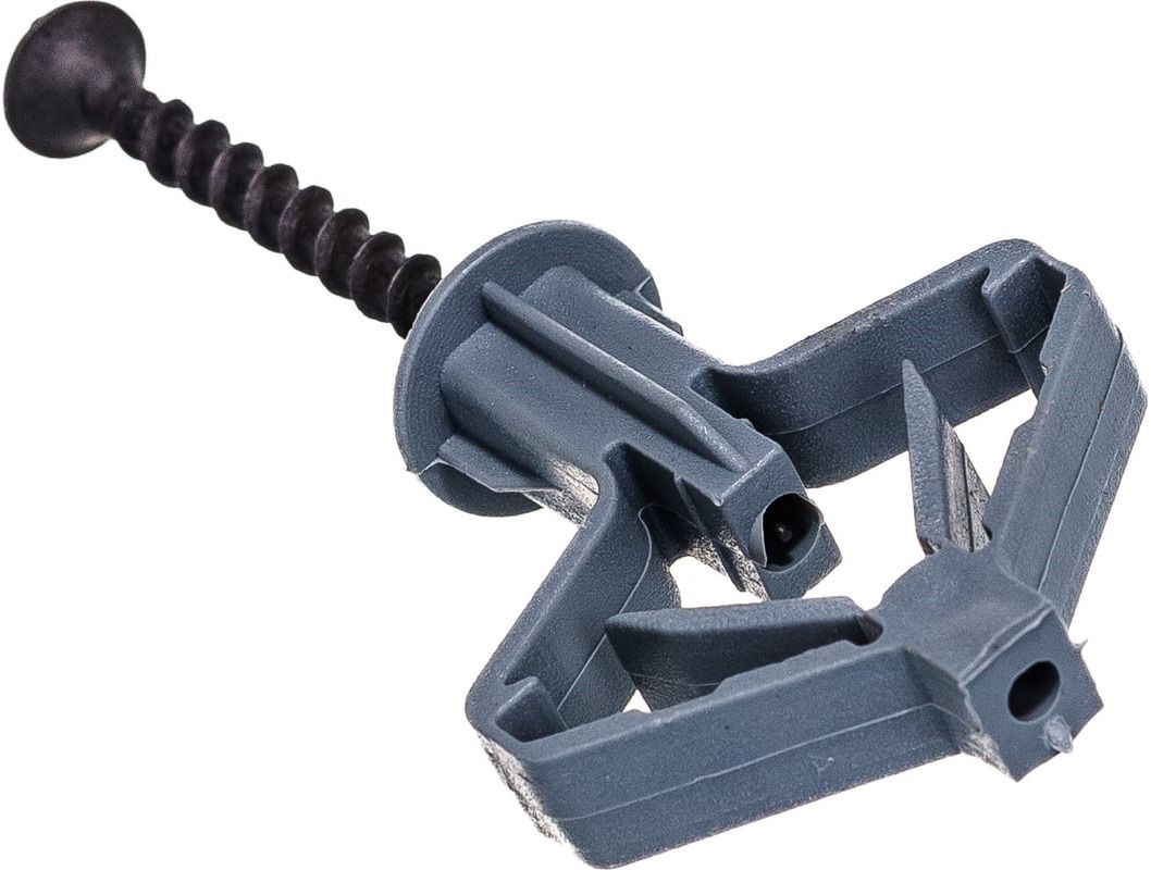 Дюбель бабочка 10х48 мм с шурупом Госкреп OLA, пластик - фото