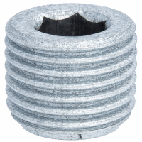 Изображение товара Пробка (заглушка) резьбовая М12х1,5 DIN 906, горячий цинк