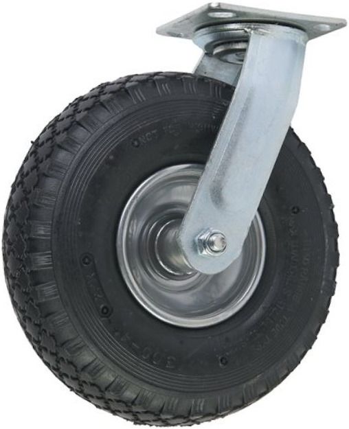 Колесо пневматическое поворотное резиновое 260 мм PRS 85 - фото