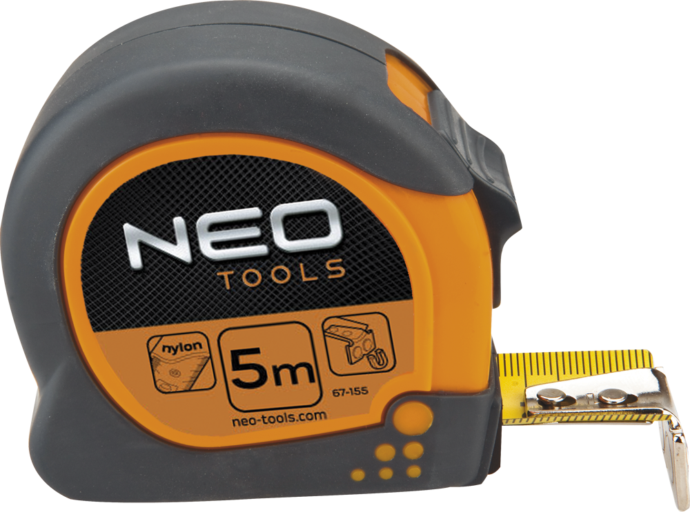 Рулетка NEO 5 м x 25 мм 67-155 - фото