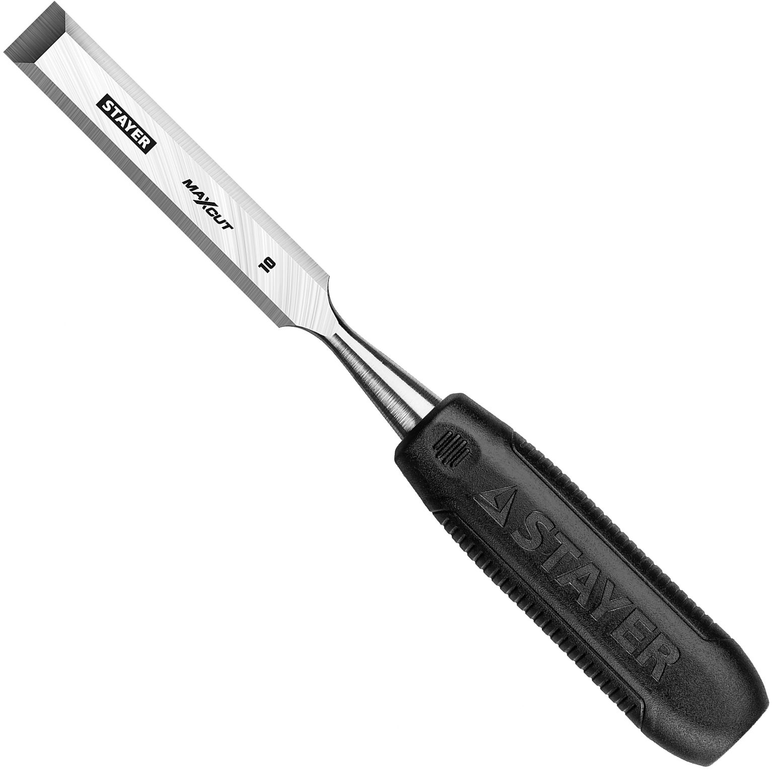 Стамеска плоская с пластиковой рукояткой 10 мм Stayer Max-Cut Master 1820-10 - фото