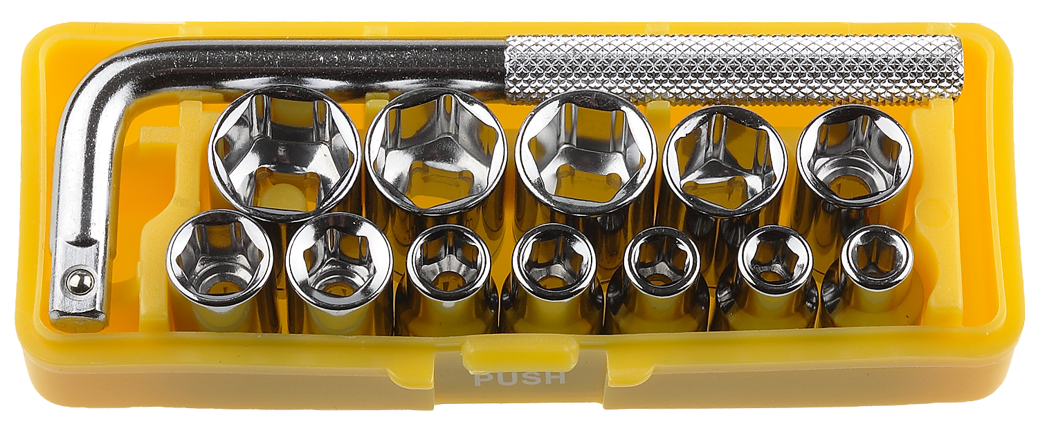 Изображение товара Набор торцевых головок Master Pocket Stayer 2-26089-H13 13 шт компактный и универсальный инструмент