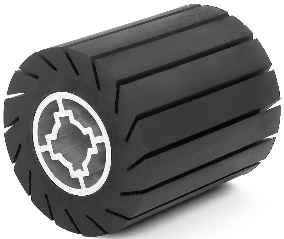 Барабан для шлифовального рукава 90х100 посадка 19 мм (открытый паз) резиновый Messer 11-57-022 - фото