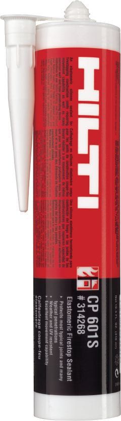 Изображение товара Герметик силиконовый противопожарный HILTI CP 601 S 310 мл белый для огнестойких швов
