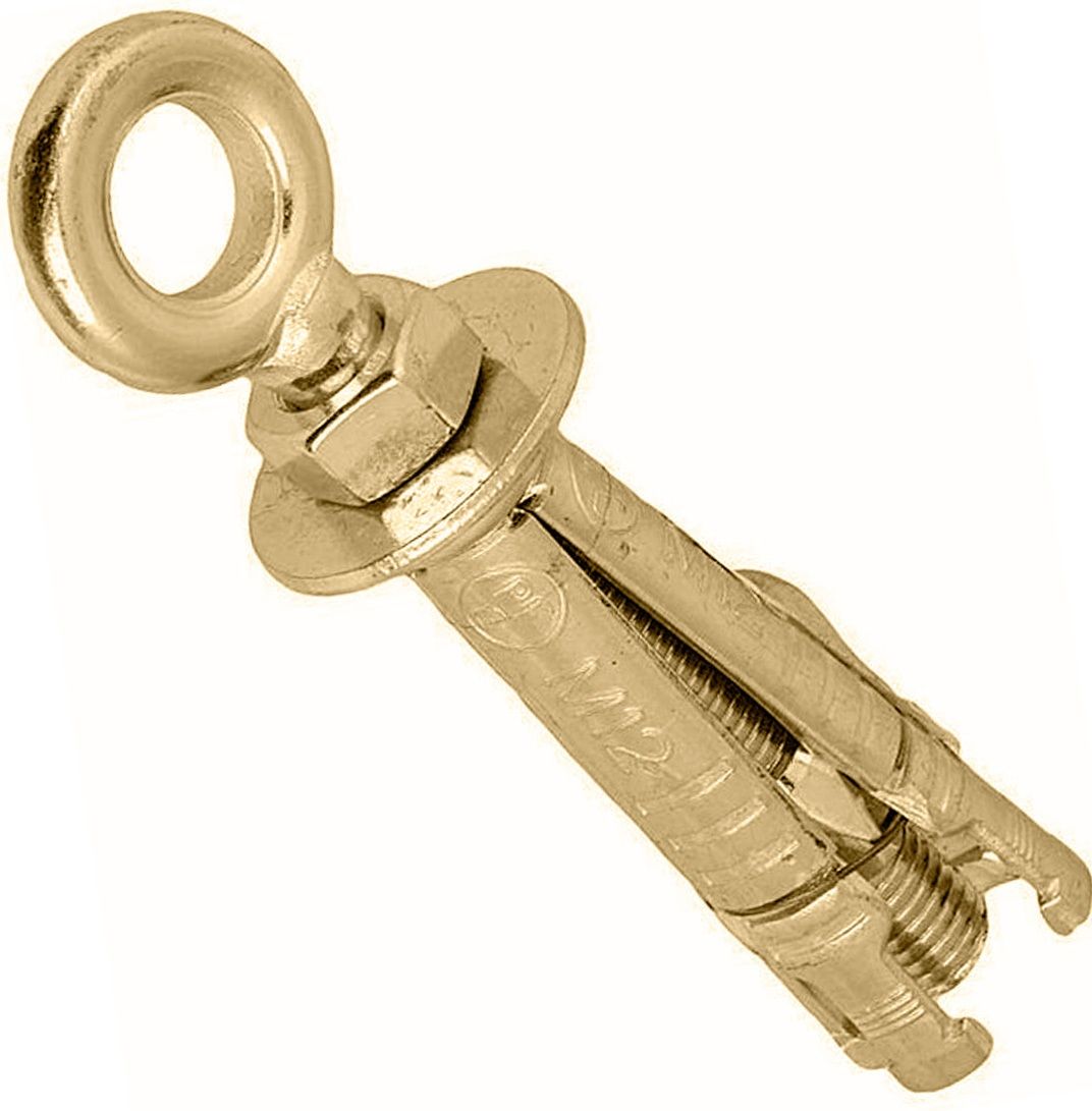 Анкер-гильза М16 распорный EBF с рым-болтом 24х100 мм Sormat PFG 904 001 016, жёлтый цинк - фото