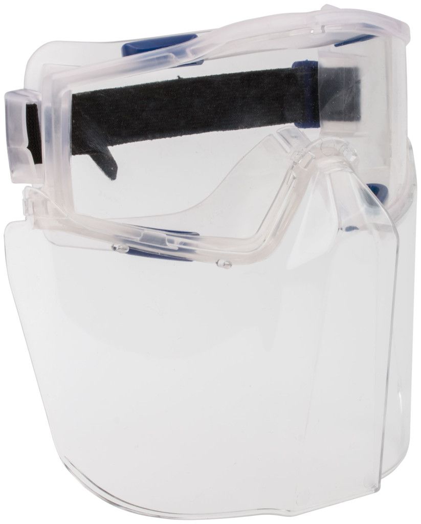 Очки защитные панорамные с щитком FIT 12205 - фото