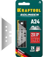 Лезвия трапециевидные Solingen-А24 Kraftool 09625-S5, 5 шт 