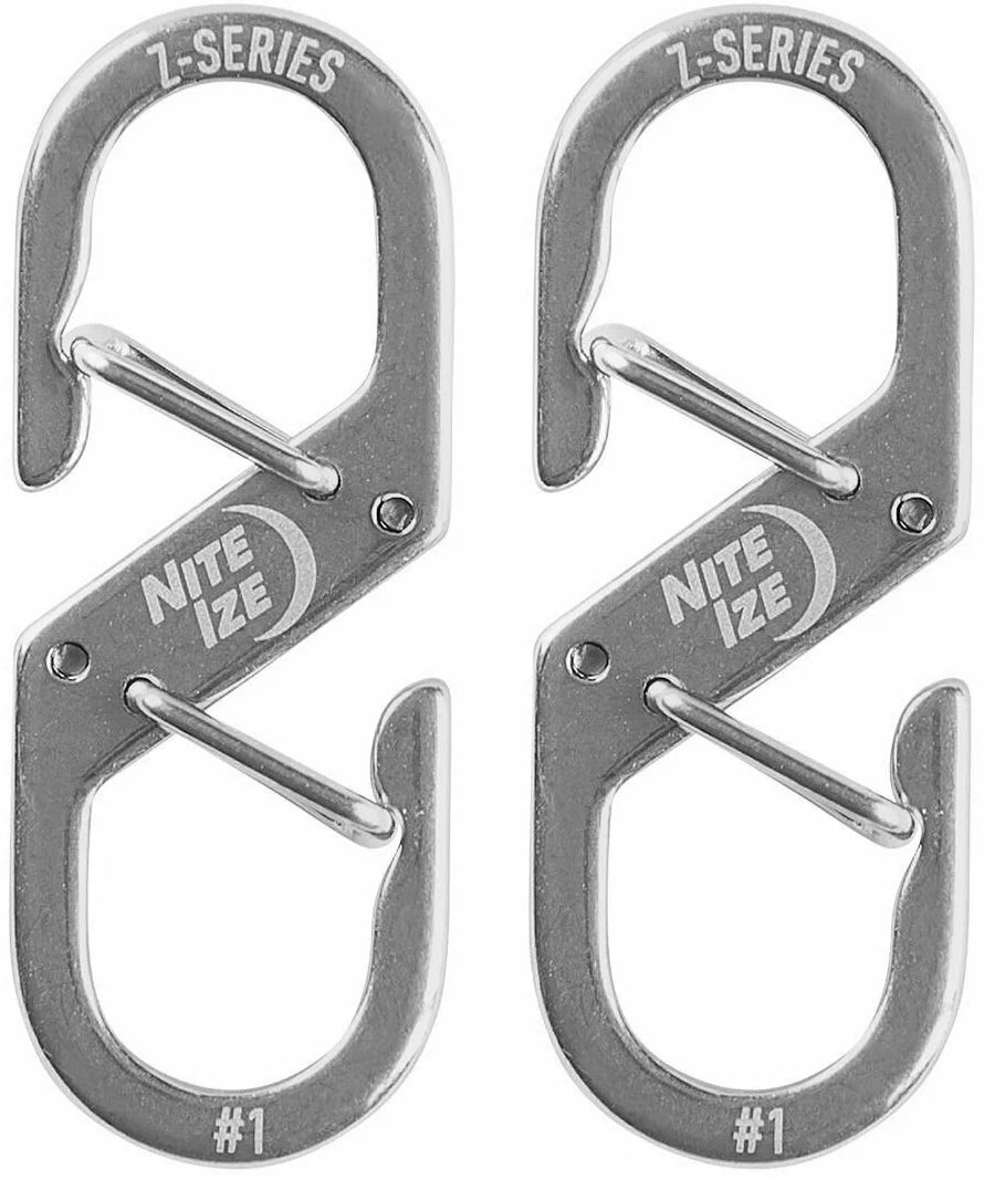 Изображение товара Набор карабинов из нержавеющей стали #1 Nite Ize Z-Series Dual Carabiner ZS1-11-2R6